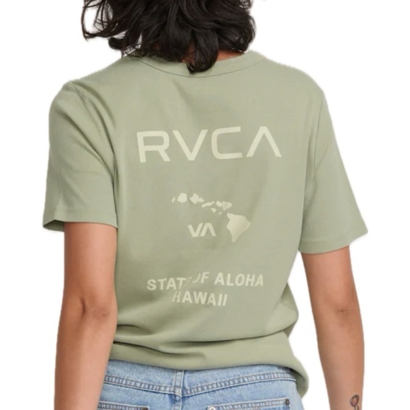 RVCA State of Aloha T-shirt Small NWT - Picture 3 of 4